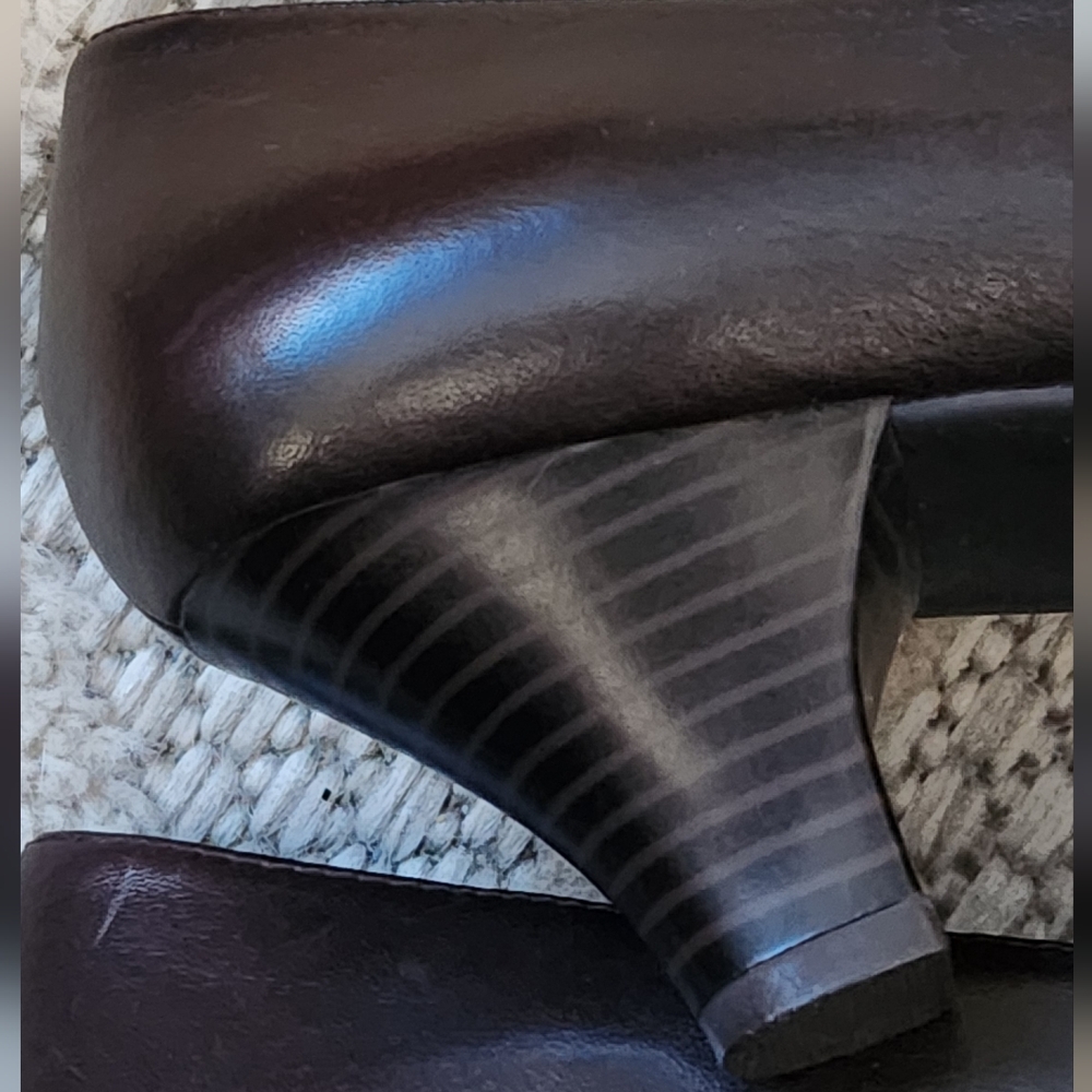 A2 By AEROSOLES BACELONA SIZE 7.5 M Elegant Black Low Heels Pumps Buckle - Picture 9 of 14